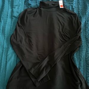 Banana Republic Black Turtleneck Long Sleeve Top